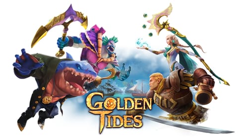 Golden Tides海战题材MOBA游戏宣传图